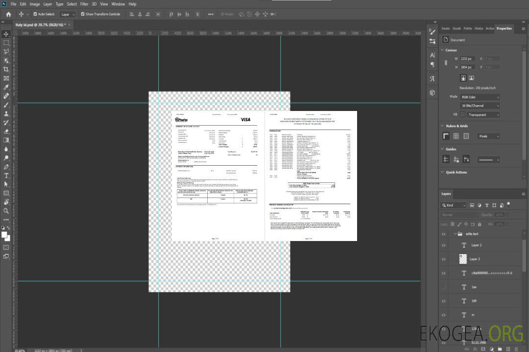 Relevé bancaire USA Pentagon Federal Credit Union (PenFed) 3 pages template